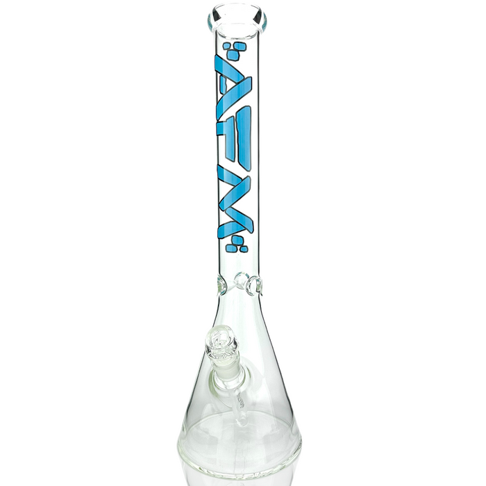 18" AFM Classic Clear Glass Beaker Bong 5mm