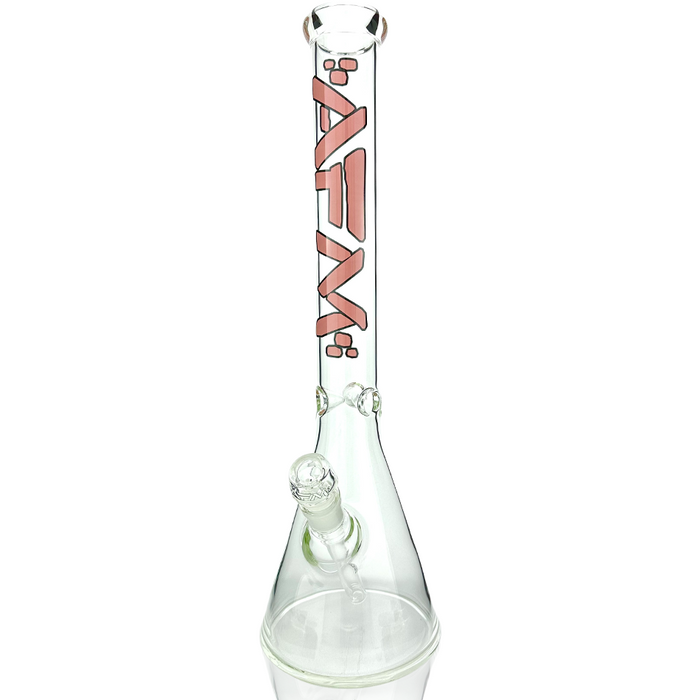 18" AFM Classic Clear Glass Beaker Bong 5mm