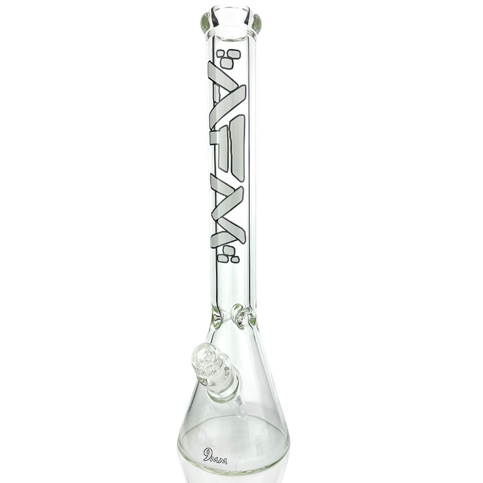 18" AFM Heavy Boi Clear Glass 9mm Beaker Bong