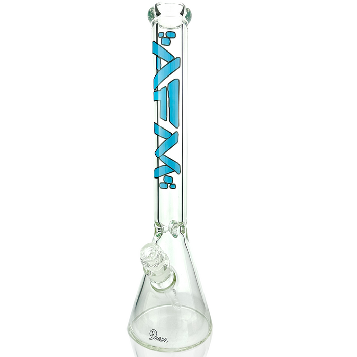 18" AFM Heavy Boi Clear Glass 9mm Beaker Bong