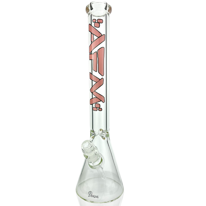 18" AFM Heavy Boi Clear Glass 9mm Beaker Bong