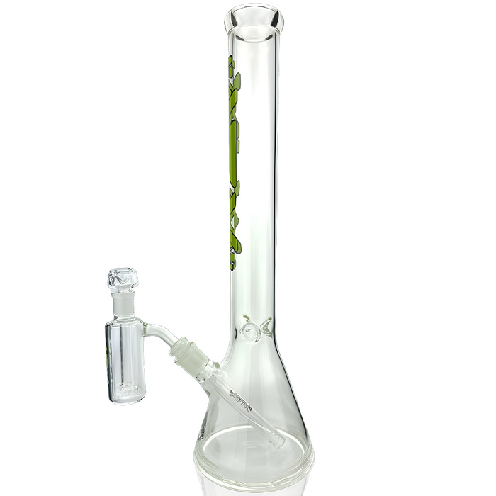 18" AFM Clear Glass Beaker Bong Set