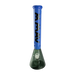 18" Color Float sleeve Beaker Bong - Olde Smoke Shop