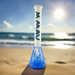 18" Color Float sleeve Beaker Bong - Olde Smoke Shop