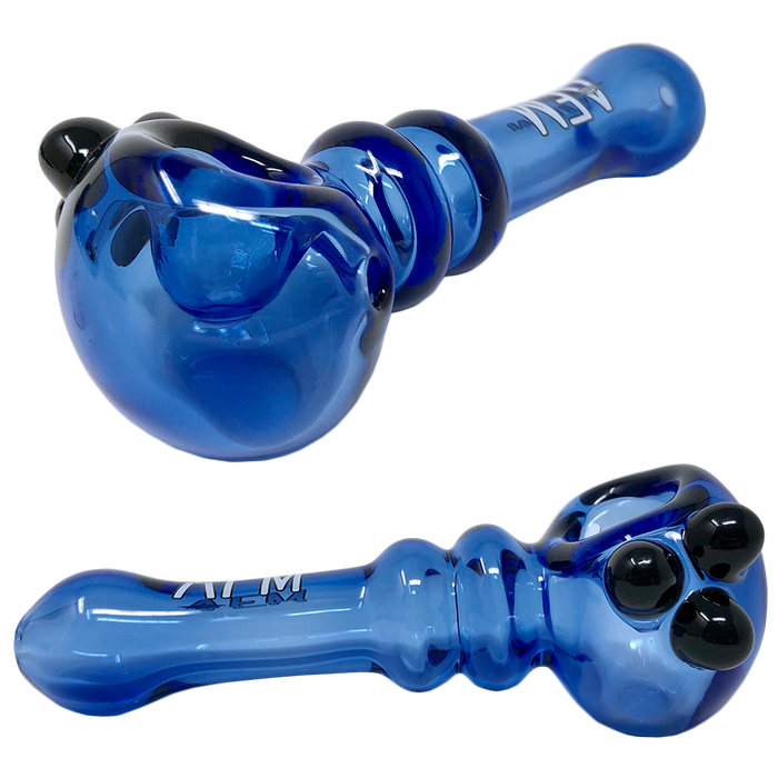 AFM Double Halo Glass Pipe