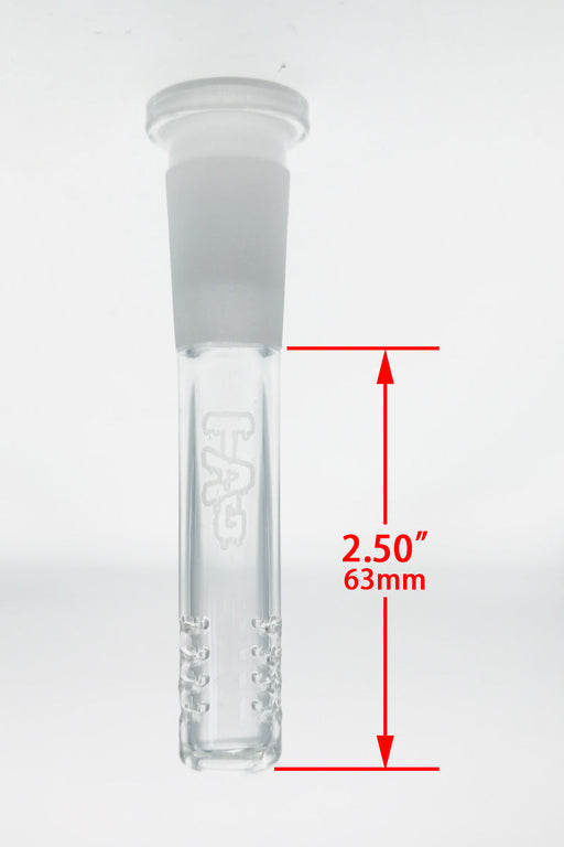 TAG - 18/14MM Open End 32 Slit Multiplying Rod Downstem - Olde Smoke Shop