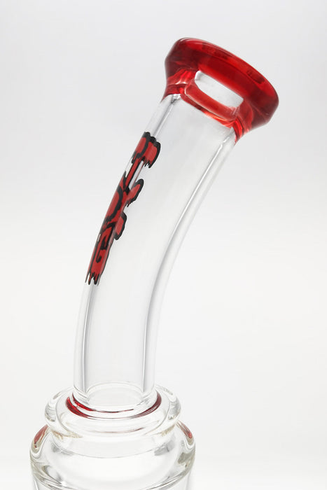 TAG - 16" Bent Neck Double Honeycomb w/ Spinning Splash Guard (18MM Female) - Olde Smoke Shop
