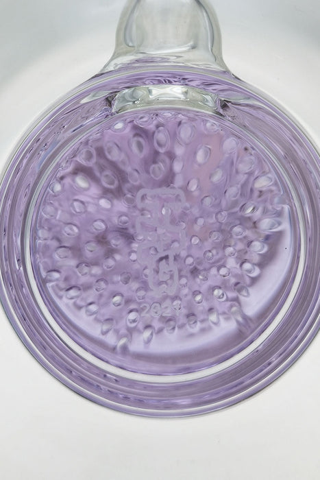TAG - 16" Bent Neck Double Honeycomb w/ Spinning Splash Guard (18MM Female) - Olde Smoke Shop