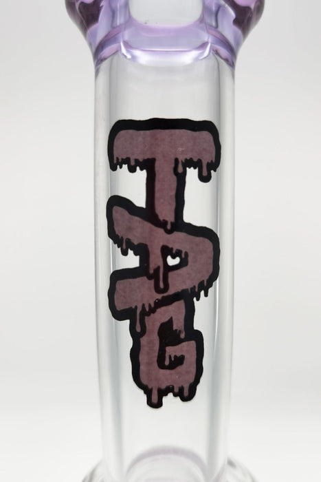 TAG - 16" Bent Neck Double Honeycomb w/ Spinning Splash Guard (18MM Female) - Olde Smoke Shop
