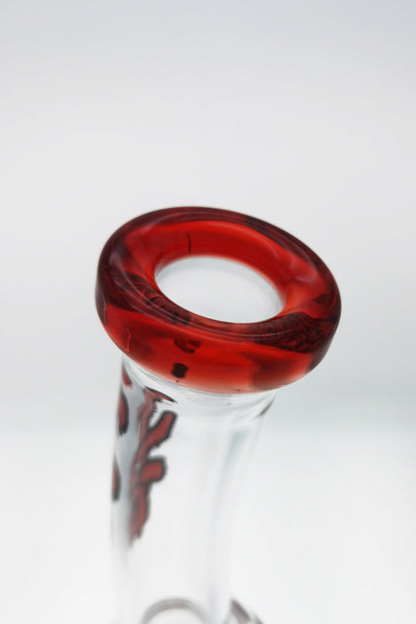TAG - 16" Bent Neck Double Honeycomb w/ Spinning Splash Guard (18MM Female) - Olde Smoke Shop