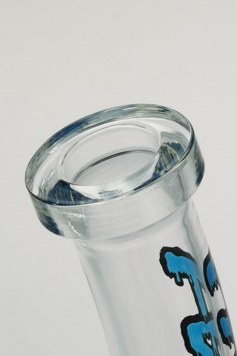 TAG - 16" Bent Neck Double Honeycomb w/ Spinning Splash Guard (18MM Female) - Olde Smoke Shop