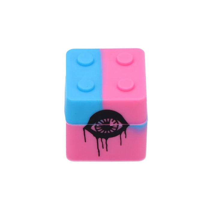 30mm Lego Cube Silicone Stash Jar