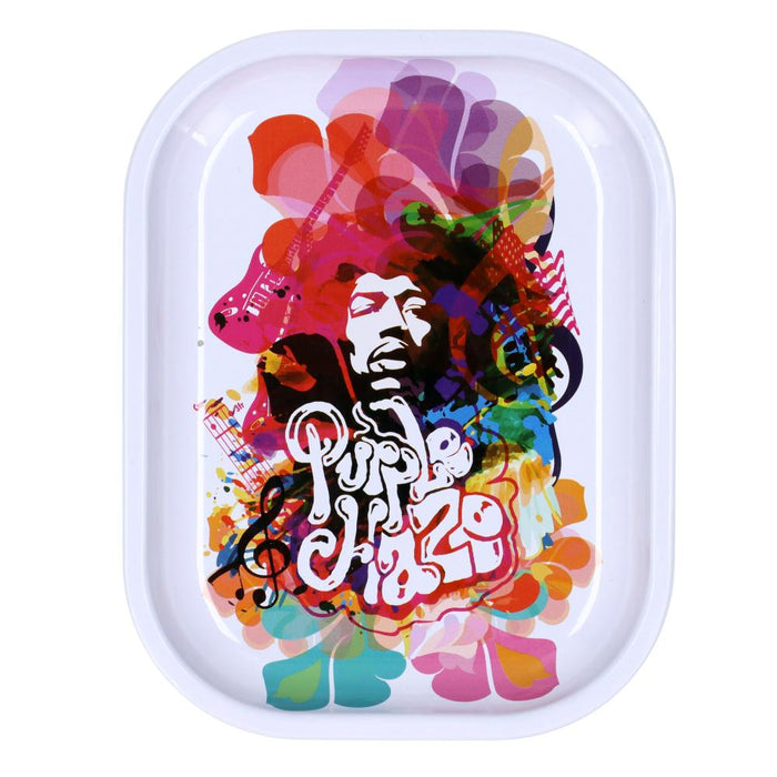 Rock Legends Jimi Rainbow Haze Rolling Tray