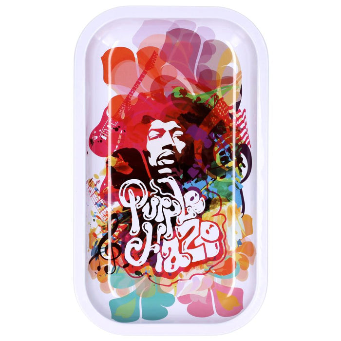 Rock Legends Jimi Rainbow Haze Rolling Tray