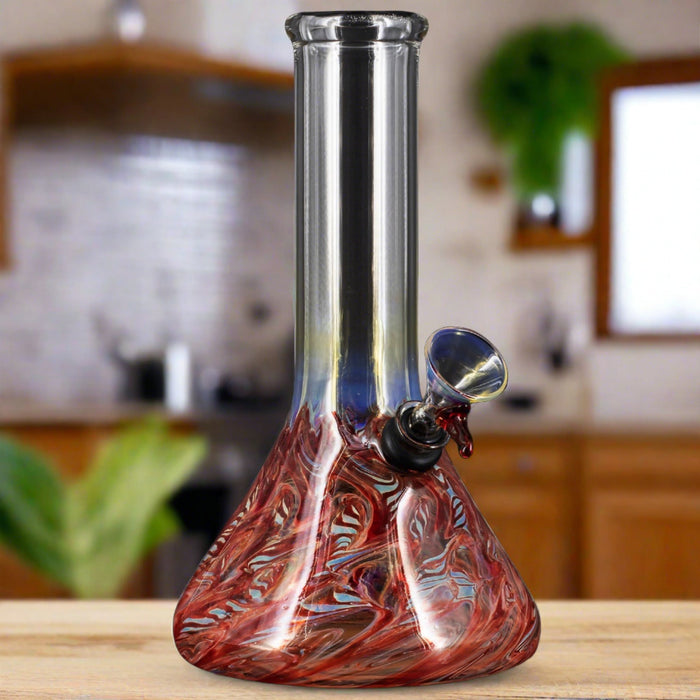 "Elemental Beaker" 8" Classic Color Beaker Bong