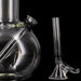 "Bubble Boy" 8 Inch Clear Glass Basic Water Pipe - Olde Smoke Shop