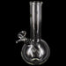 "Bubble Boy" 8 Inch Clear Glass Basic Water Pipe - Olde Smoke Shop
