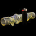 "Piper" Silver Fumed Steamroller - Olde Smoke Shop