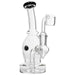 Glassic Curved Body Dab Rig with Colored Accents - Olde Smoke Shop