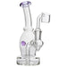 Glassic Curved Body Dab Rig with Colored Accents - Olde Smoke Shop