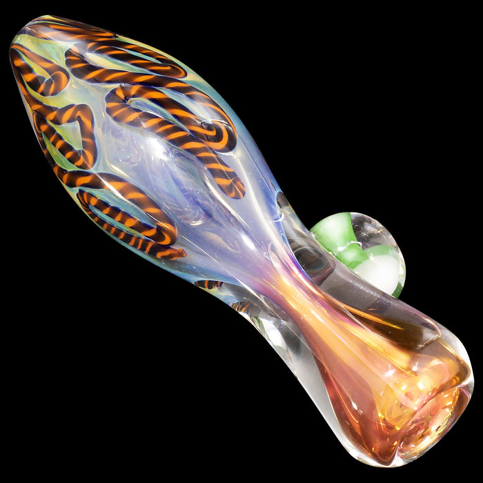 "Fun-Guy" Glass Chillum