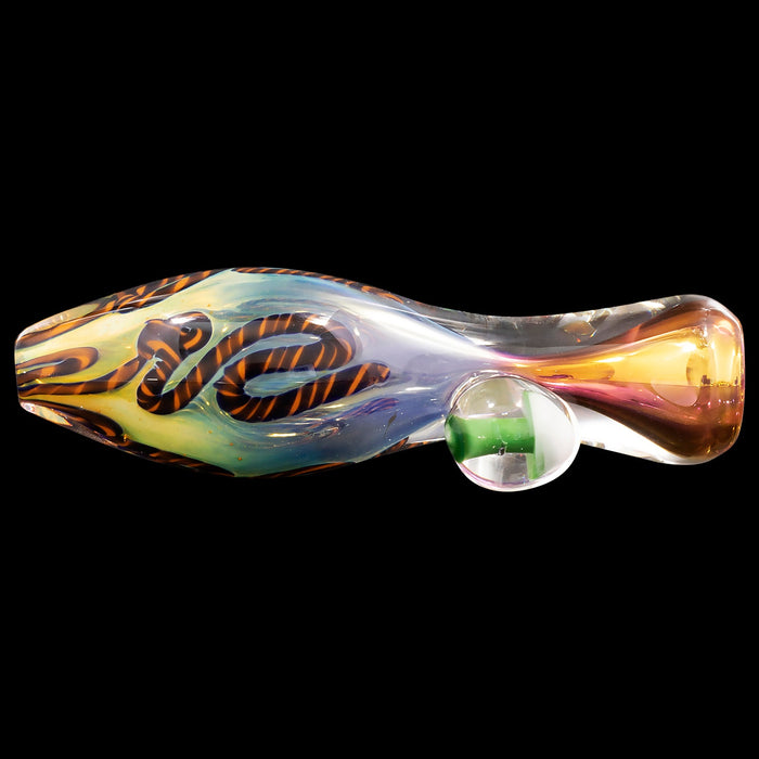 "Fun-Guy" Glass Chillum