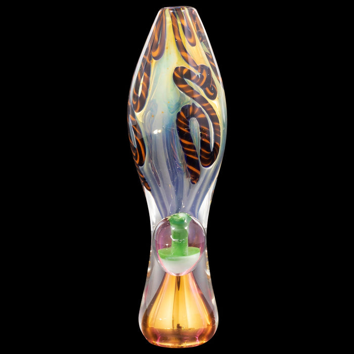 "Fun-Guy" Glass Chillum