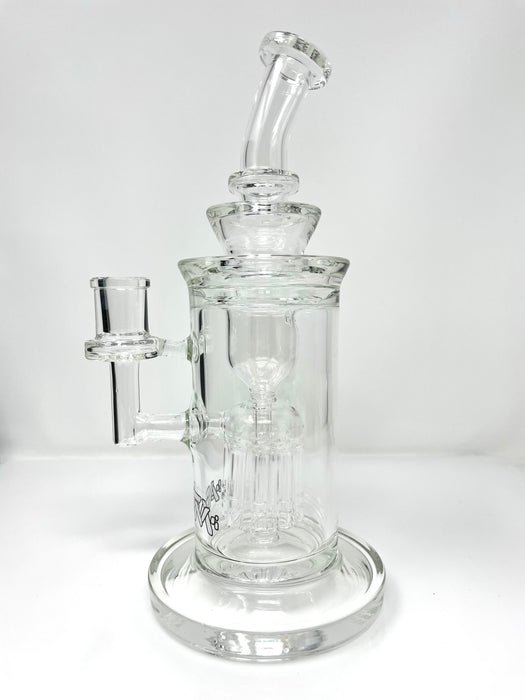 10" AFM Glass Power Station Clear Glass Incycler Dab Rig