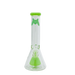 12" x 7mm Slitted Pyramid Beaker - Olde Smoke Shop