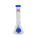 12" x 7mm Slitted Pyramid Beaker - Olde Smoke Shop