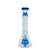 12" x 7mm Slitted Pyramid Beaker - Olde Smoke Shop