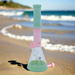 15" x 5mm 44mm Seafoam & Pink Weekend Beaker Bong - Olde Smoke Shop