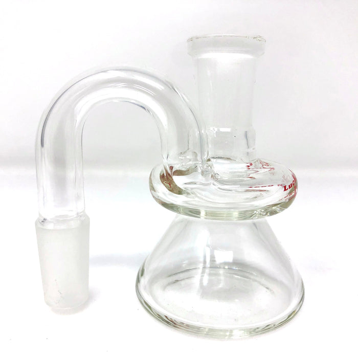 3" Lucky Goat Clear Glass Dry Ash-Catcher