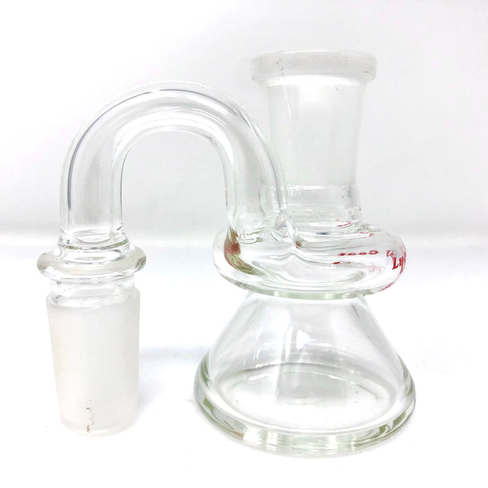 3" Lucky Goat Clear Glass Dry Ash-Catcher