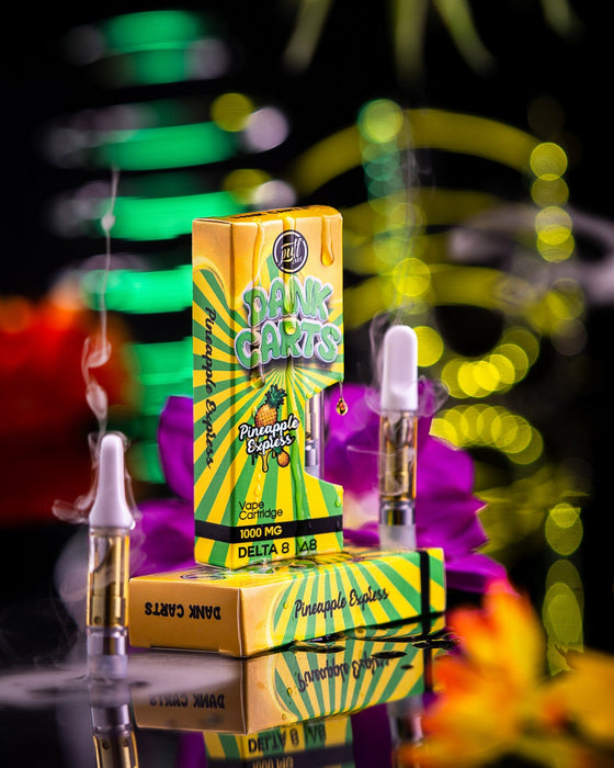 Delta-8 Dank Carts Vape Cartridge: Pineapple Express