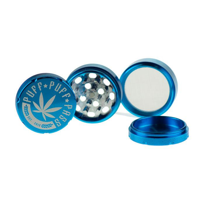 3 Stage 50mm Aluminum Grinder - Olde Smoke Shop
