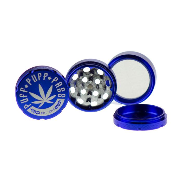 3 Stage 50mm Aluminum Grinder - Olde Smoke Shop