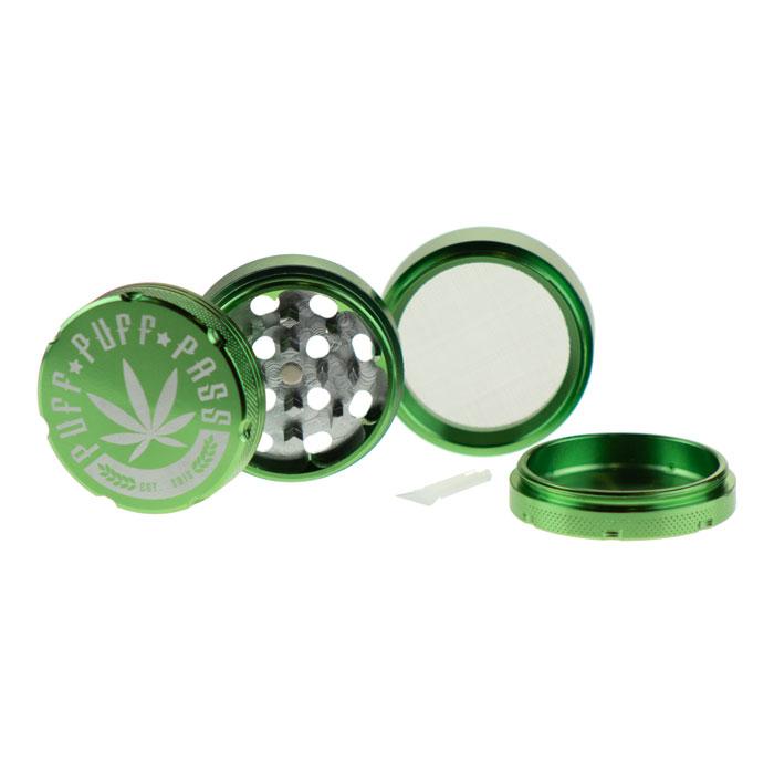 3 Stage 50mm Aluminum Grinder - Olde Smoke Shop