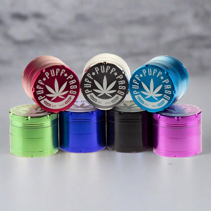 3 Stage 50mm Aluminum Grinder - Olde Smoke Shop