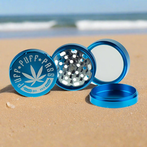 3 Stage 62mm Aluminum Grinder - Olde Smoke Shop
