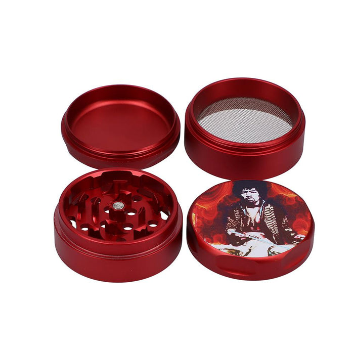 Jimi Hendrix Fire 55mm 4-Piece Grinder