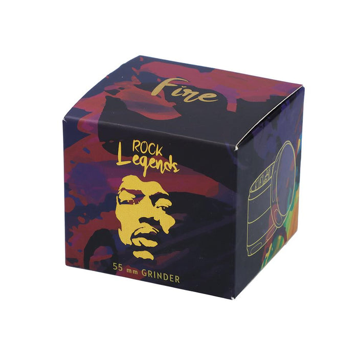 Jimi Hendrix Fire 55mm 4-Piece Grinder