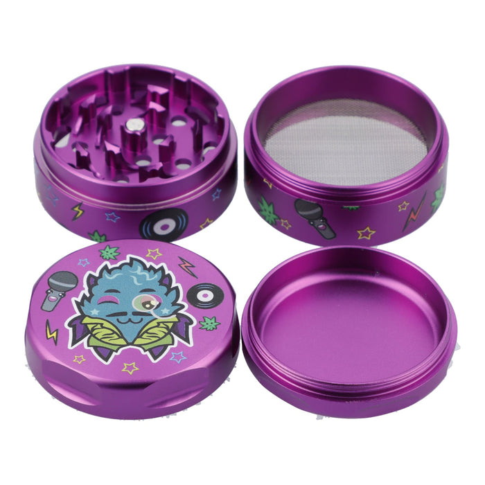 55mm Granddaddy Purple 3 Stage Grinder - Purple