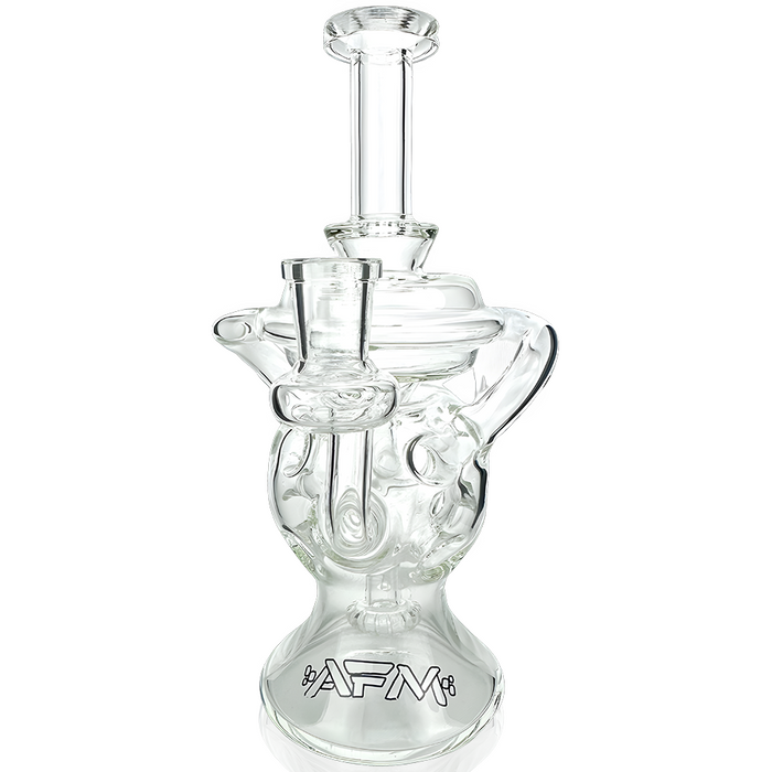 9" AFM Swiss Color Glass Recycler Dab Rig