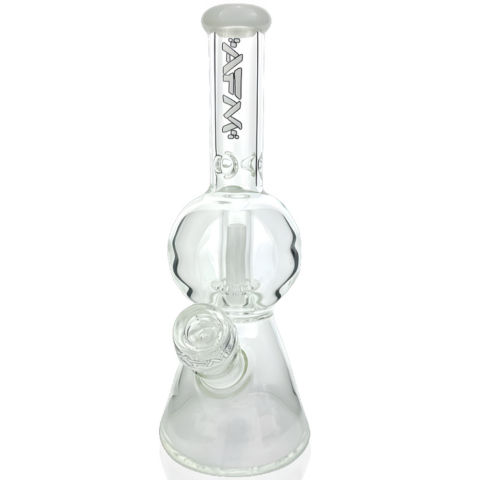 12" AFM Glass Bubble Globe Glass Beaker Bong