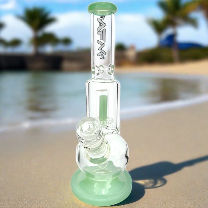 10" AFM Bubble Bottom Clear Beaker Bong