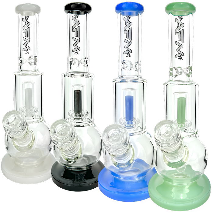 10" AFM Bubble Bottom Clear Beaker Bong