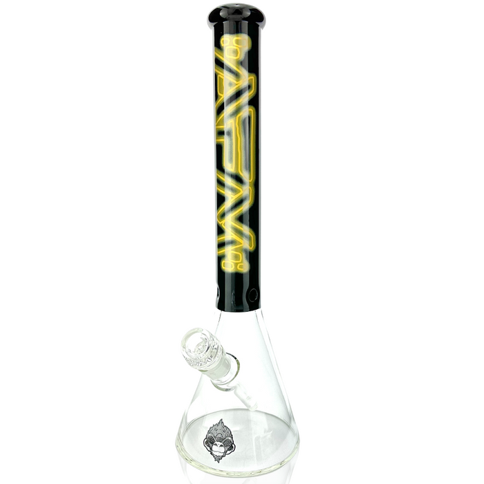 16" AFM Glass Neon Lights Glass Beaker Bong