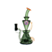 The Beverly SUBTL Collab Hourglass Recycler - Transparent Black Orange - Olde Smoke Shop