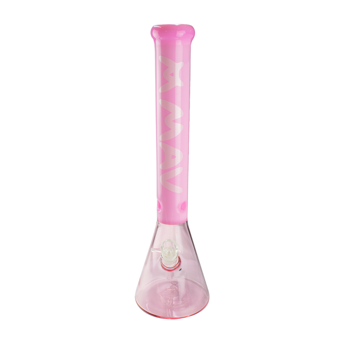 18" Color Float sleeve Beaker Bong